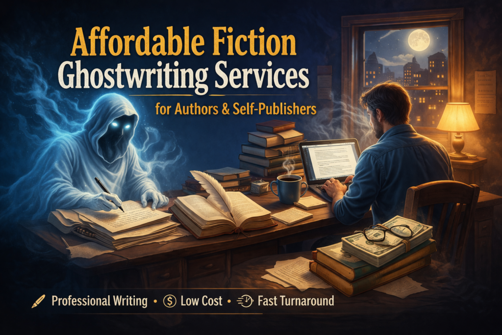 Affordable Fiction Ghostwriting Services for Authors and Self-Publishers