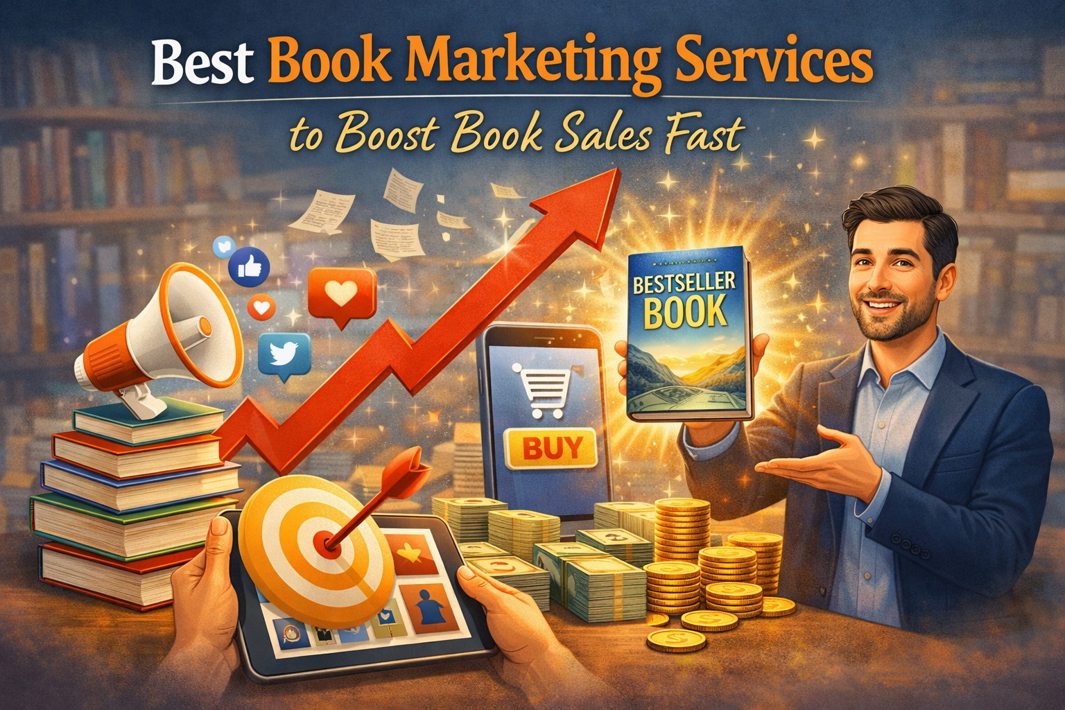 Best Book Marketing Services to Boost Book Sales Fast