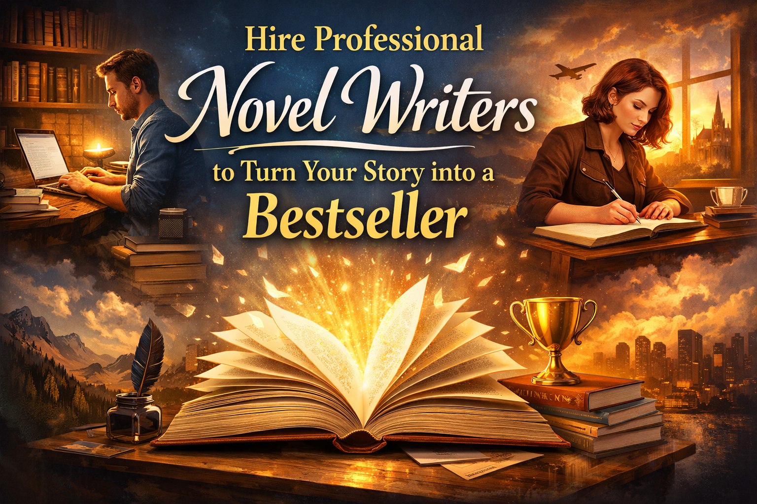 Hire Professional Novel Writers to Turn Your Story into a Bestseller