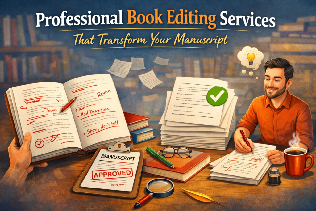 Professional Book Editing Services That Transform Your Manuscript